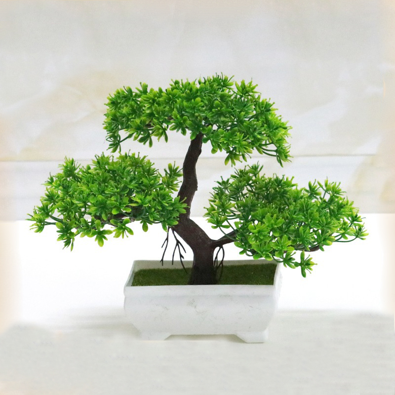 Bonsai Garden Ideas - Künstliche Bonsai-Kunststoff-Bionic-Fake-Pflanze für Zuhause, Zimmer, Innenbereich,