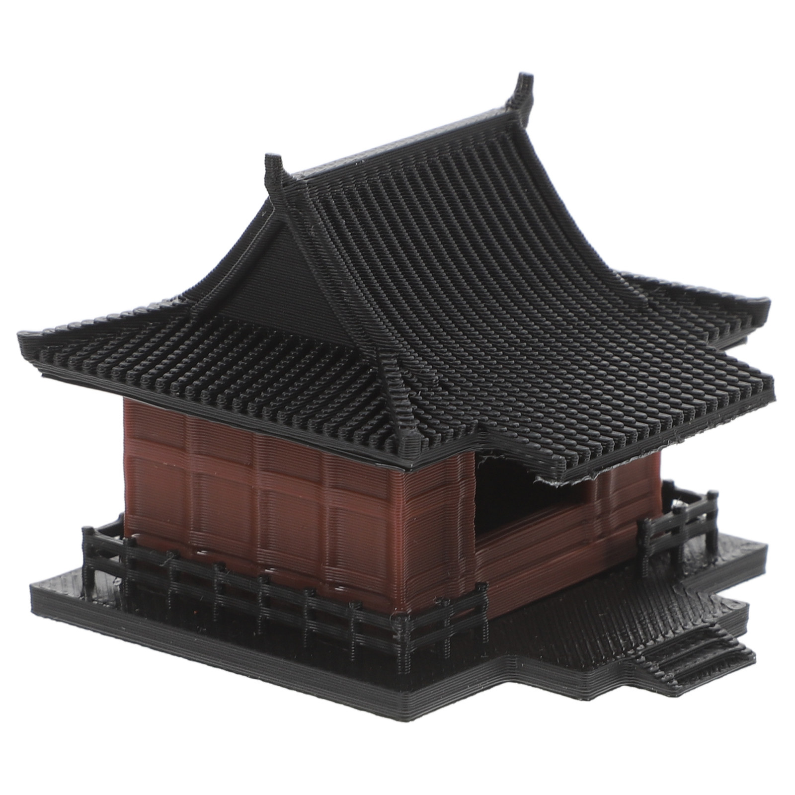 Bonsai Garden Landscape Design - Miniatur-Pavillon im chinesischen Stil, traditionelles orientalisches