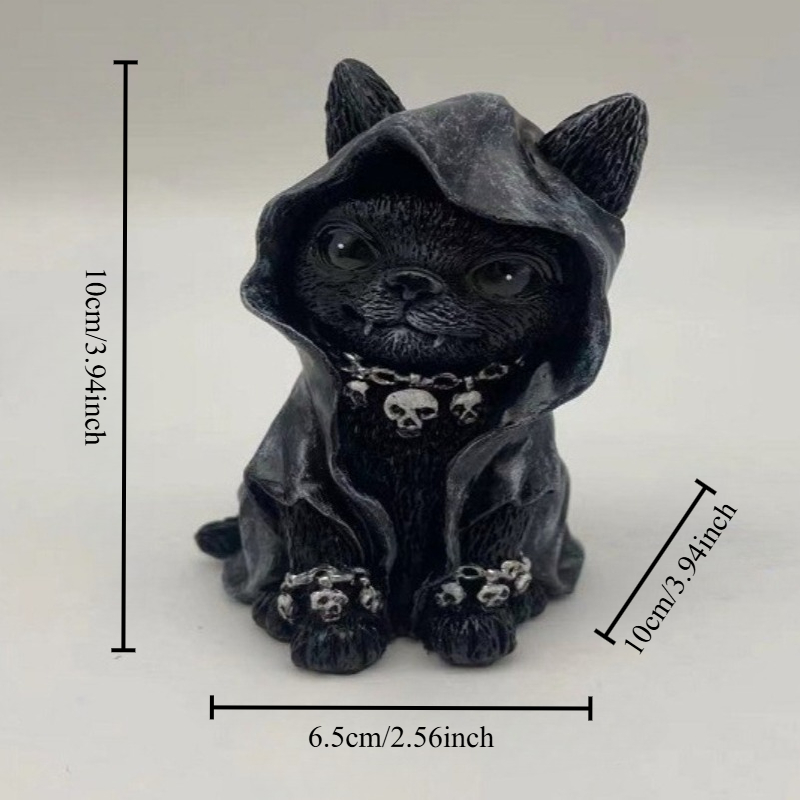 Halloween Magische Katze Harz  – Bonsai Garden Festival Bewertung und Preis