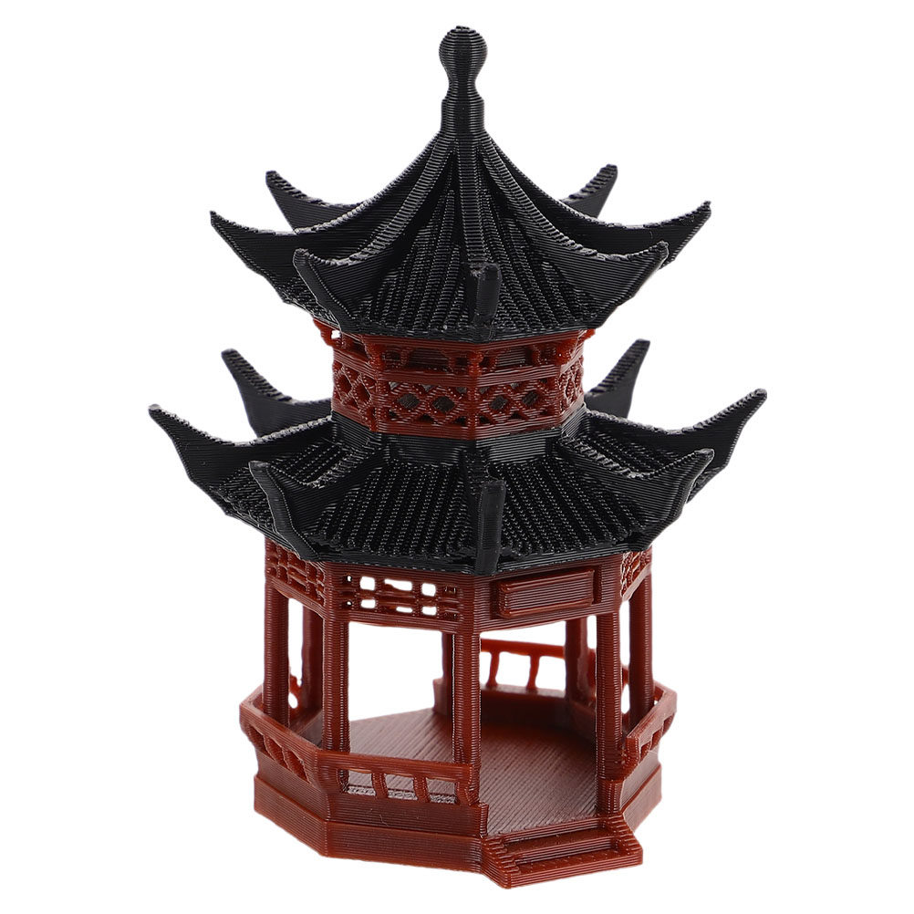 Asiatische Miniatur-Pavillonsk – Bonsai Garden Landscape Design Bewertung und Preis