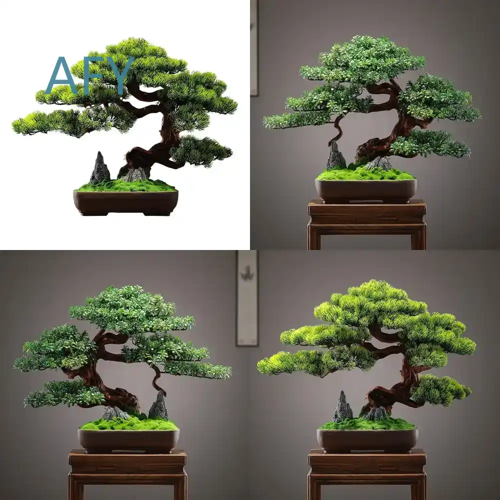 Simulierter Kiefern-Bonsai für – Bonsai Garden Entrance Bewertung und Preis