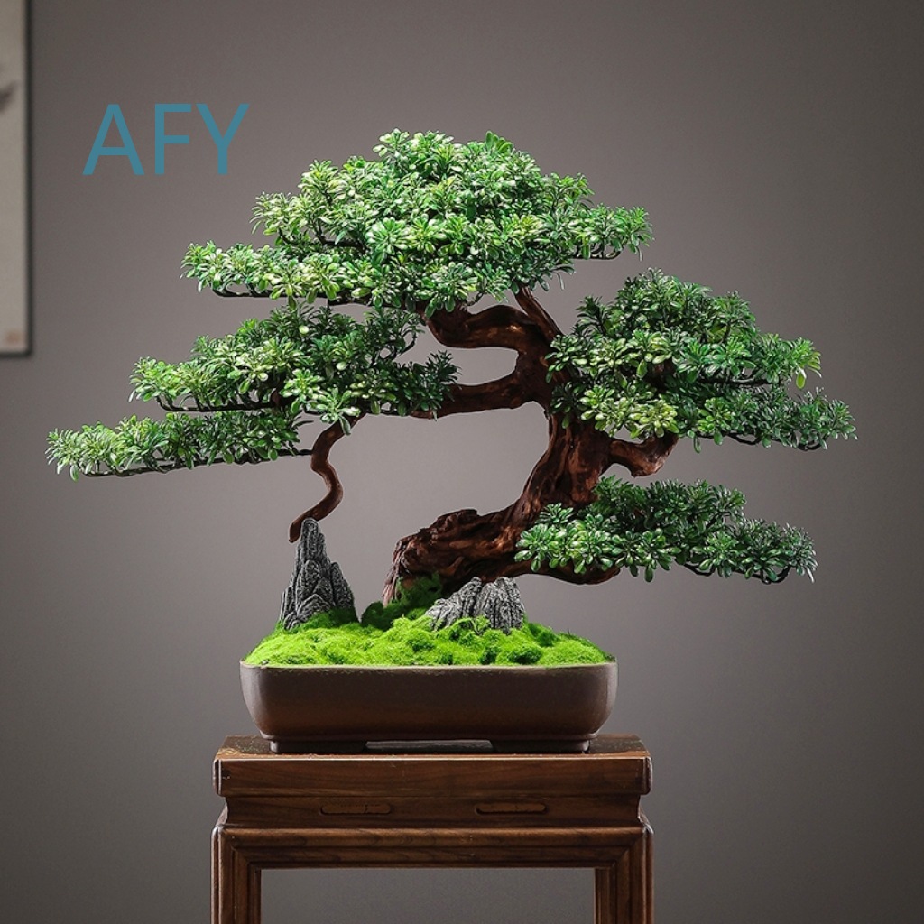 Simulierter Kiefern-Bonsai für – Bonsai Garden Entrance Bewertung und Preis